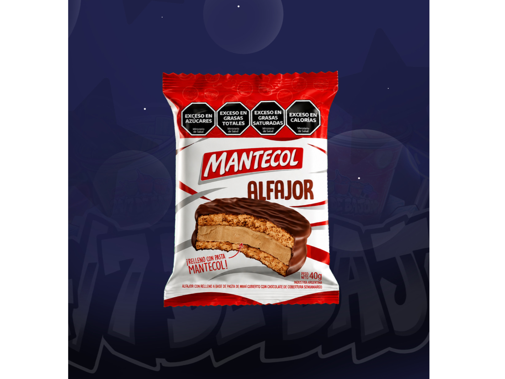 Alfajor Mantecol Simple