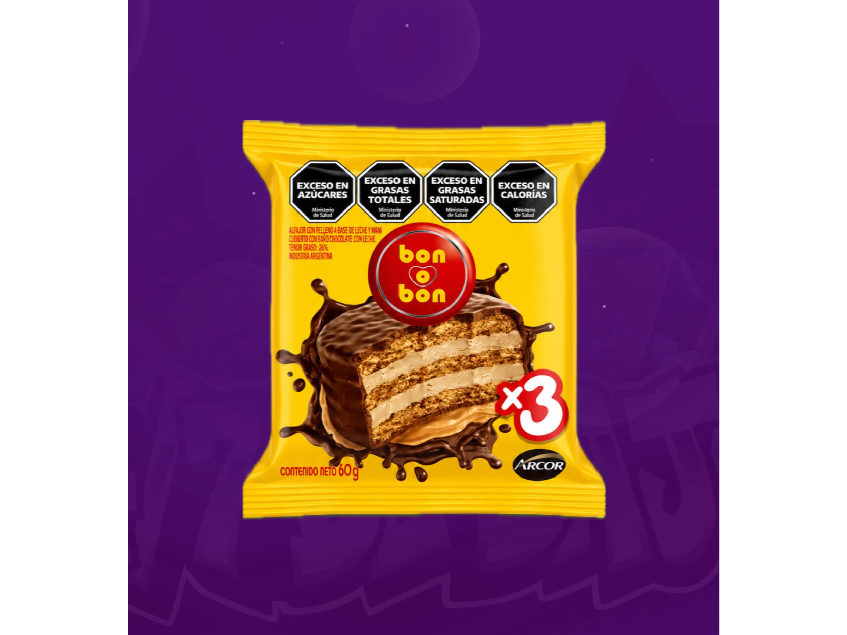 Alfajor Bon o Bon Triple