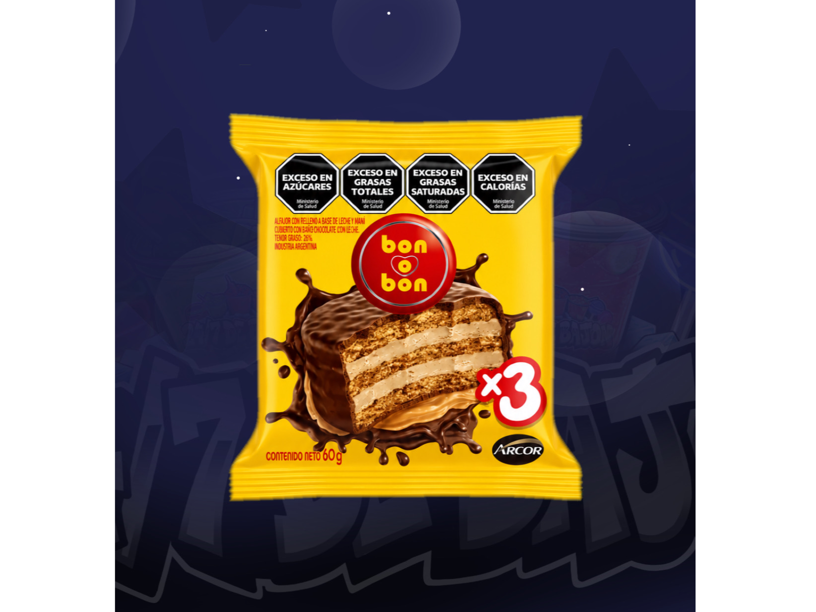 Alfajor Bon o Bon Triple