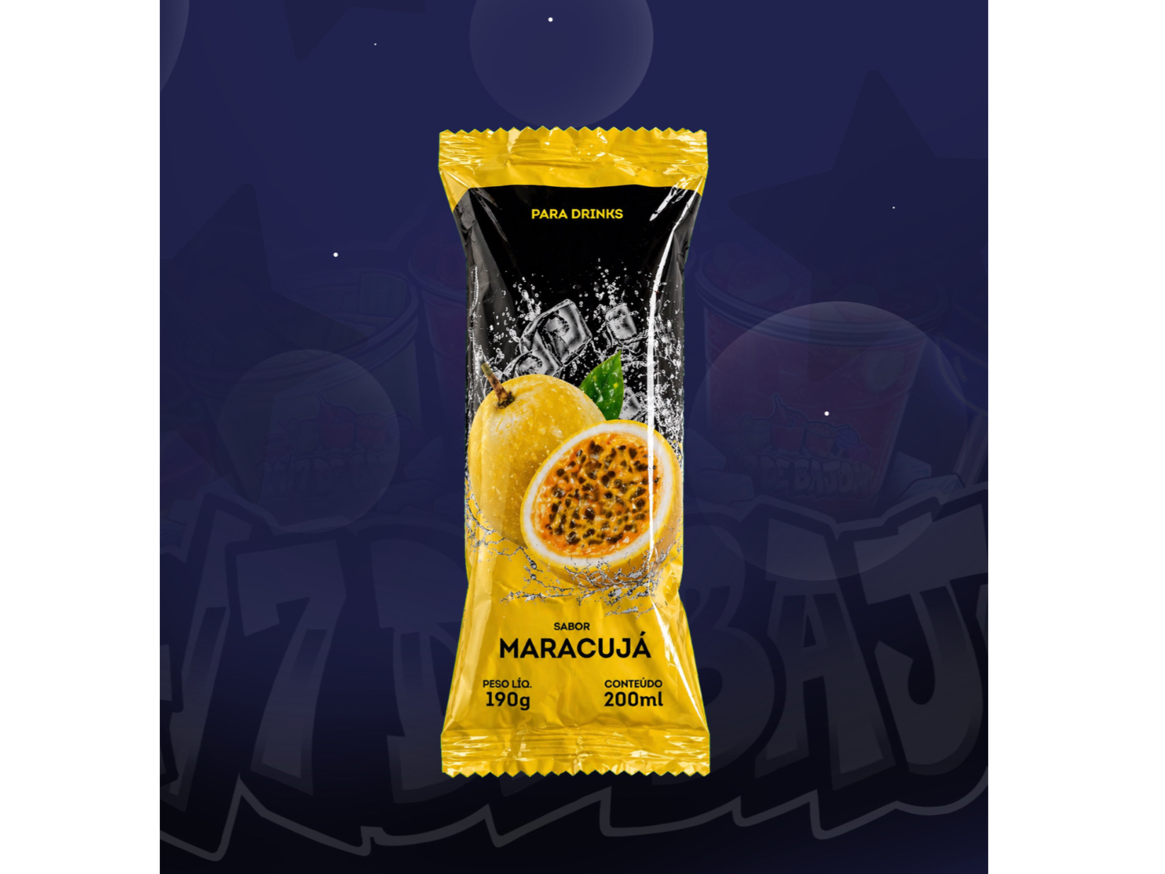 Hielo Saborizado Maracuya