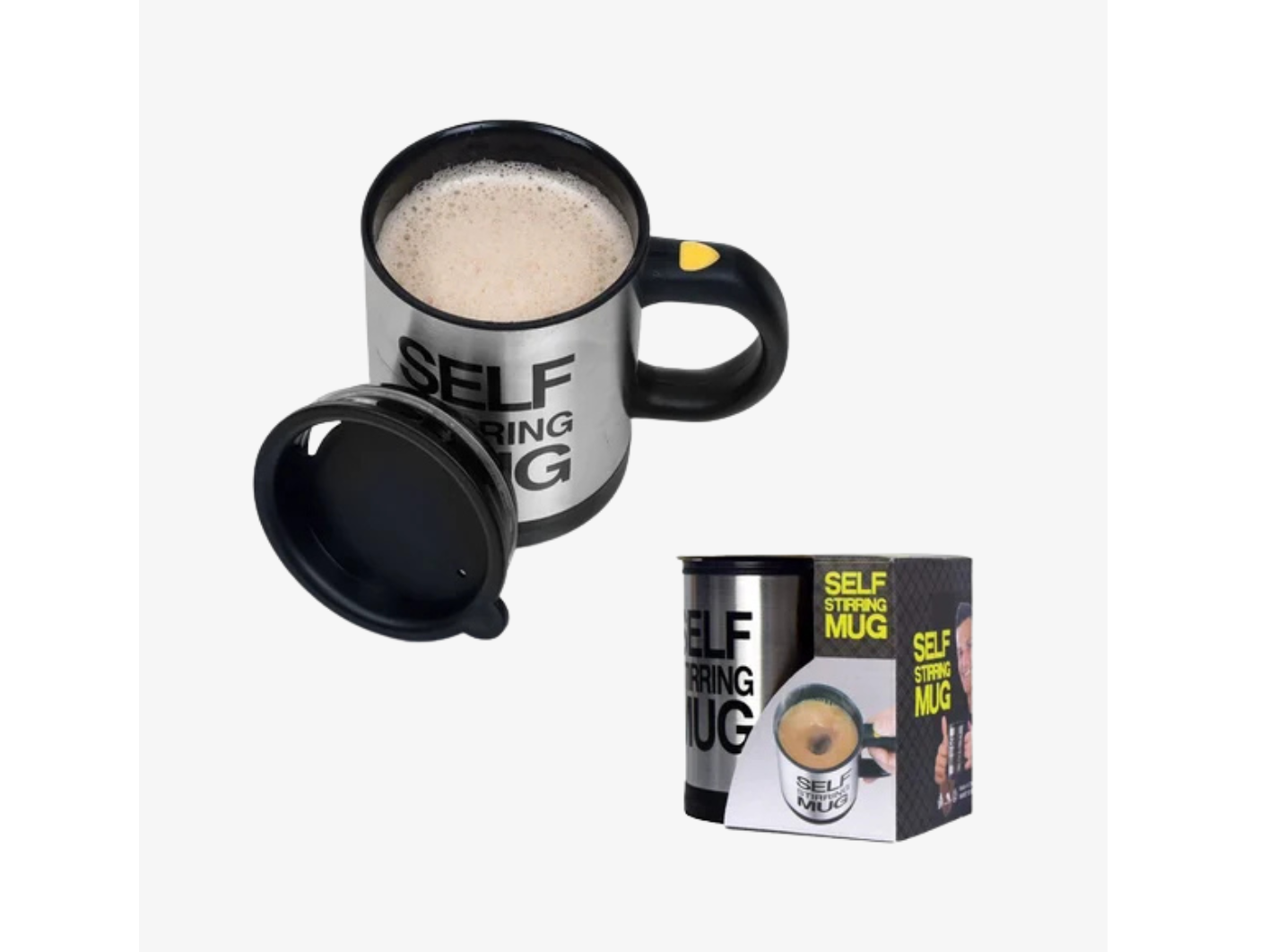 Taza térmica con mezclador