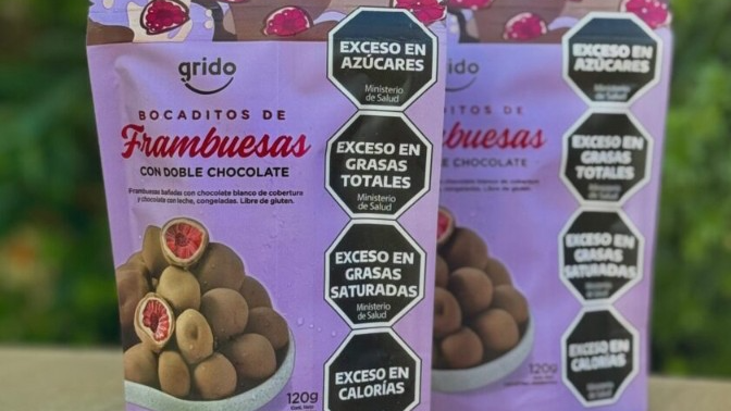 Frambuesas bañadas