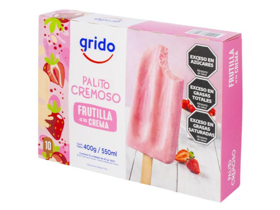 Palito Cremoso Frutilla