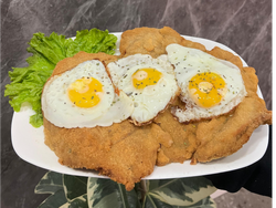 Milanesa a caballo