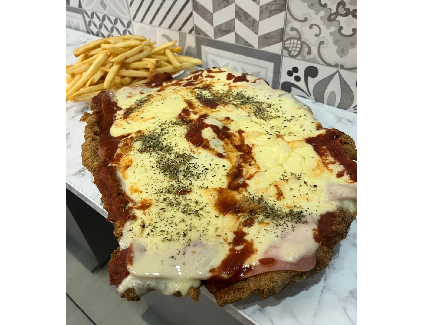 Milanesa napolitana