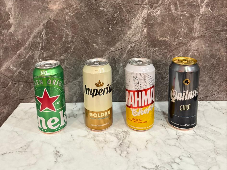 Latas de cerveza