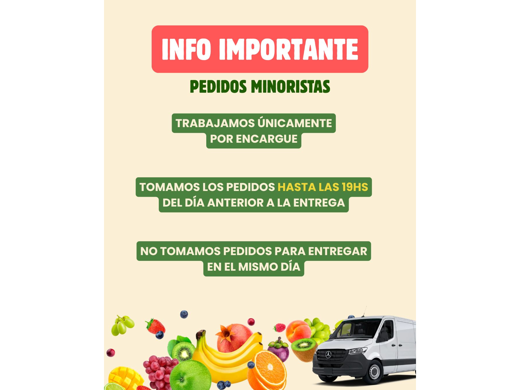 INFO IMPORTATE DE ENVIO