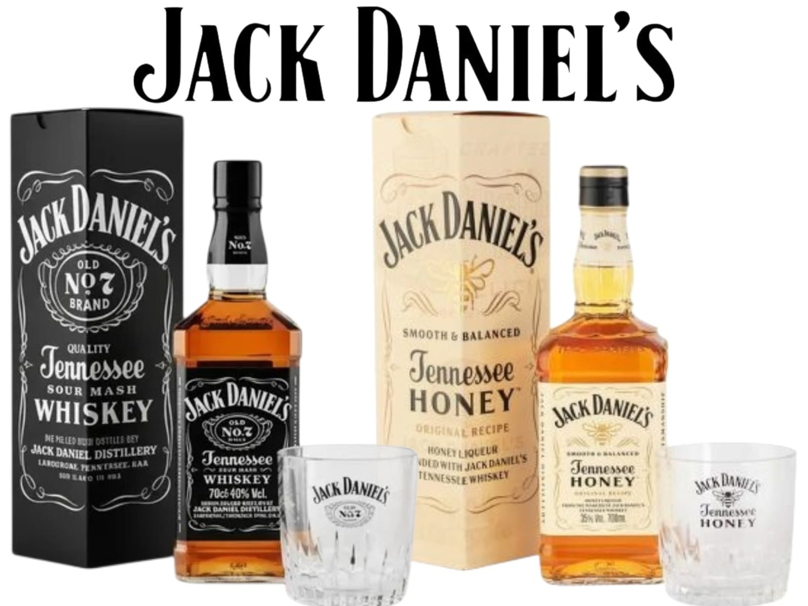 J. DANIELS Estuche + Vaso
