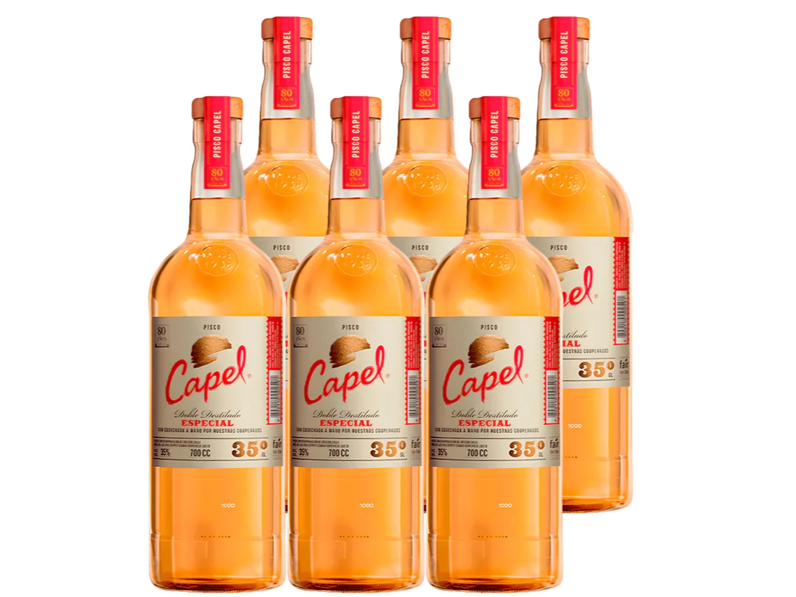 Pisco CAPEL  35°  OFERTA