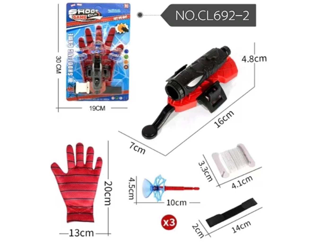 Mano Spider (Código: CL692-2)