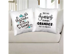 ALMOHADONES 40X40 CM CON RELLENO