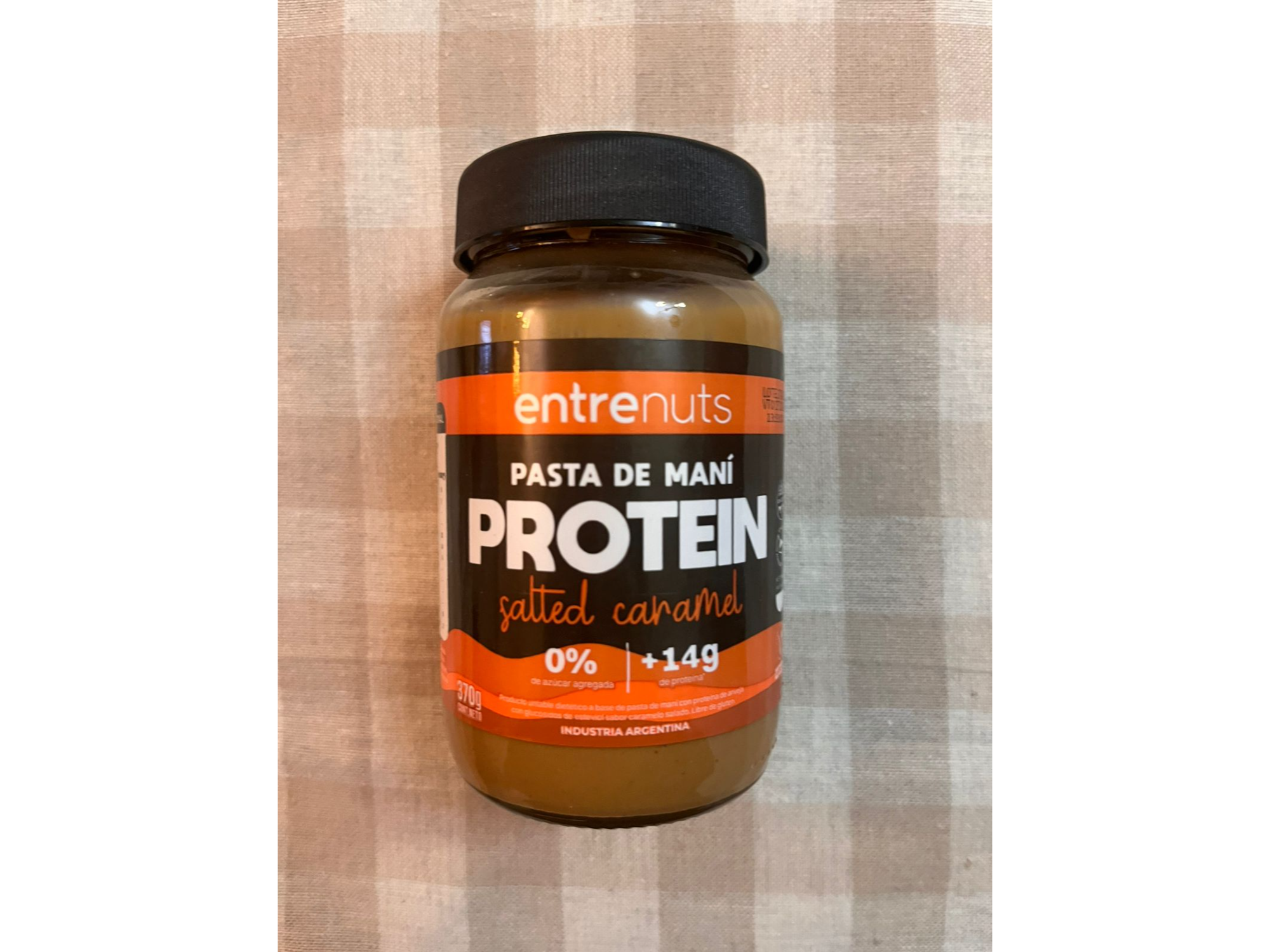 ENTRENUTZ Pasta  de maní Proteica  x 370g
