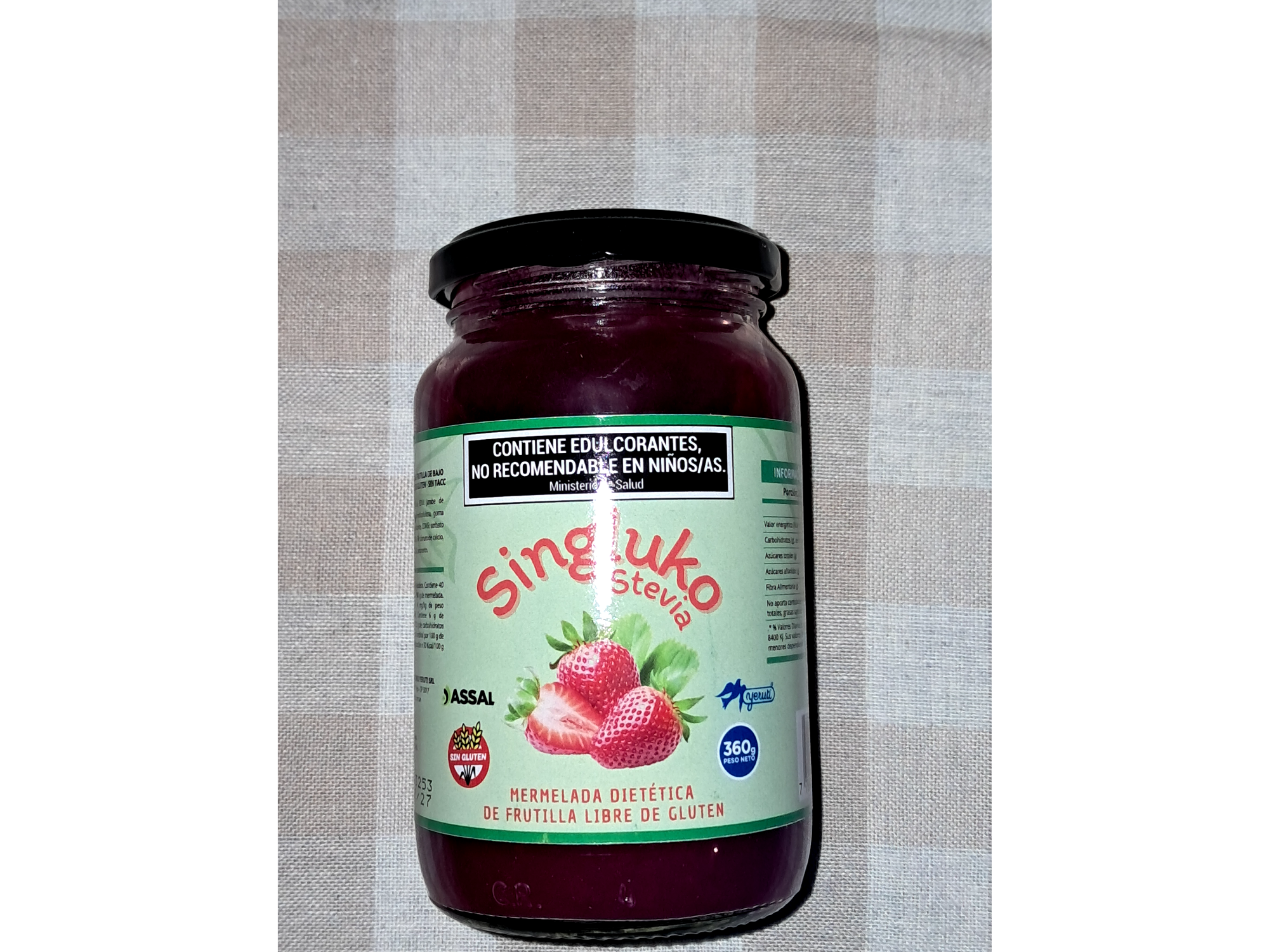 Mermelada de frutilla "Singluko" x 360g