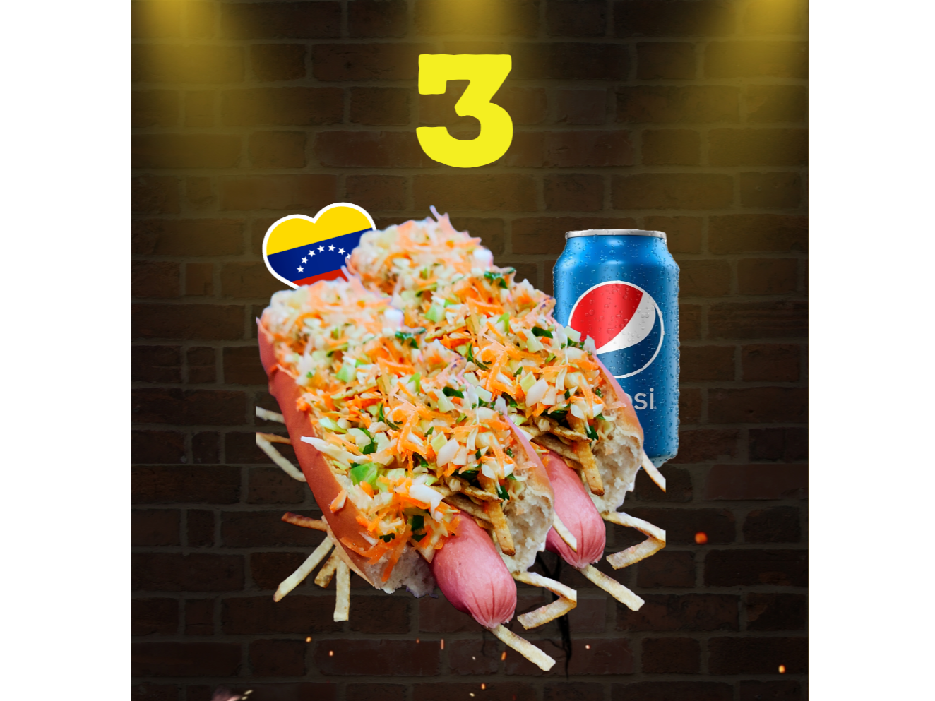 2 PERROS "BALA FRIA" + GASEOSA de Veneboom