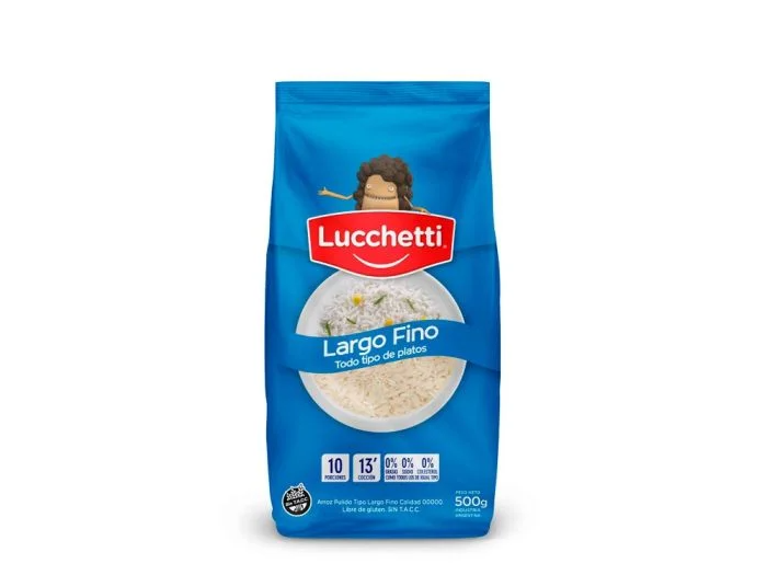 Arroz Largo Fino 500gr LUCHETTI