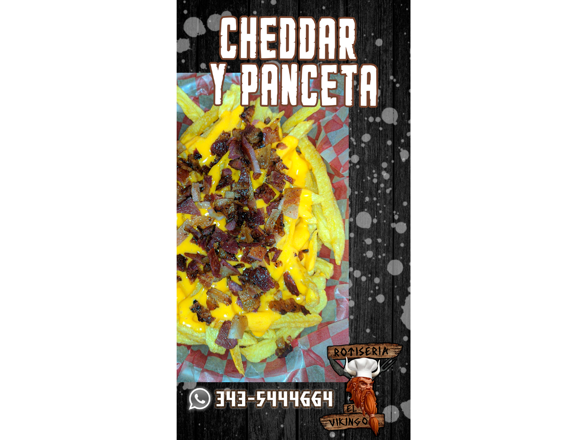 CHEDDAR Y PANCETA