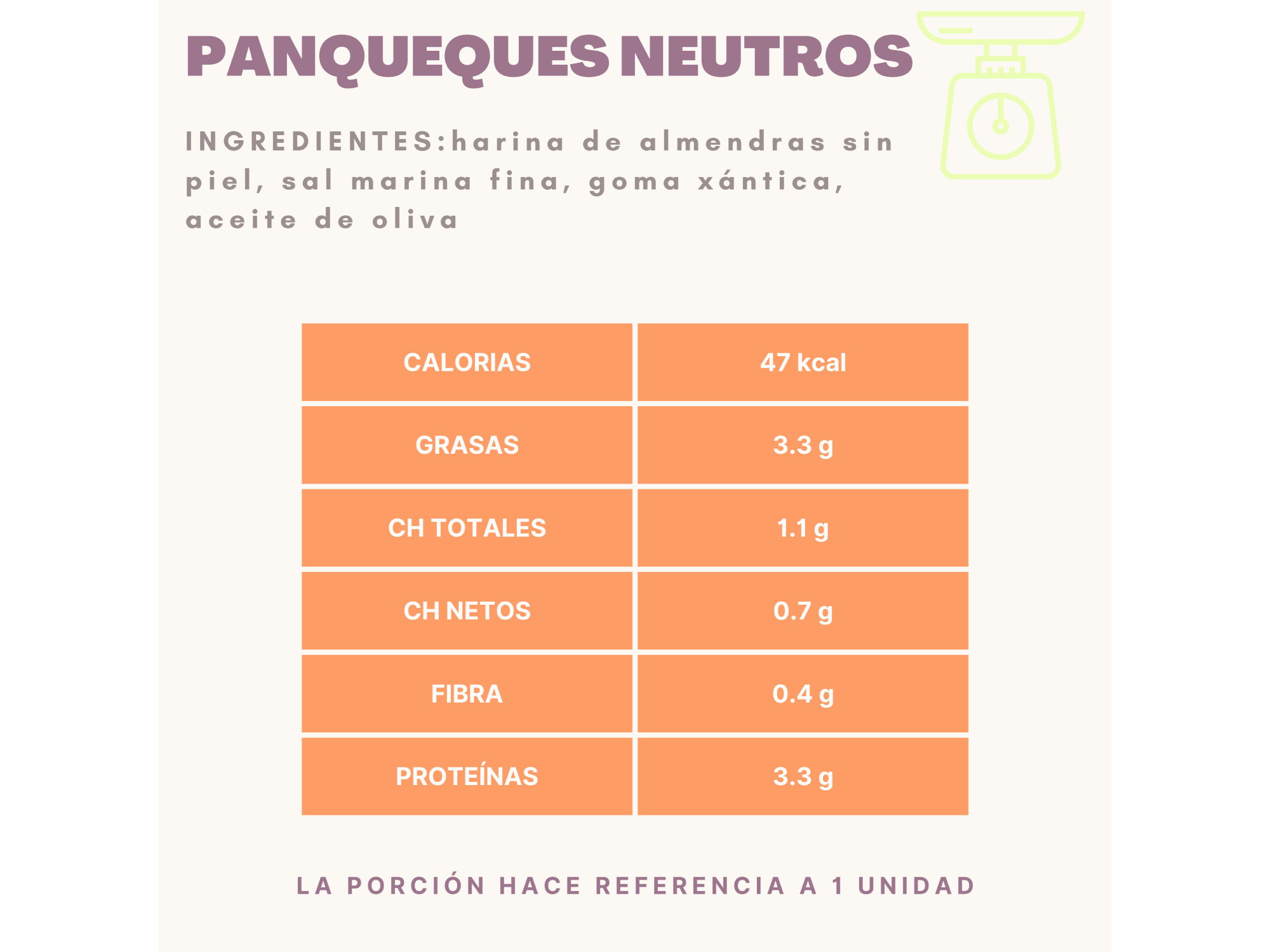 Panqueques neutros