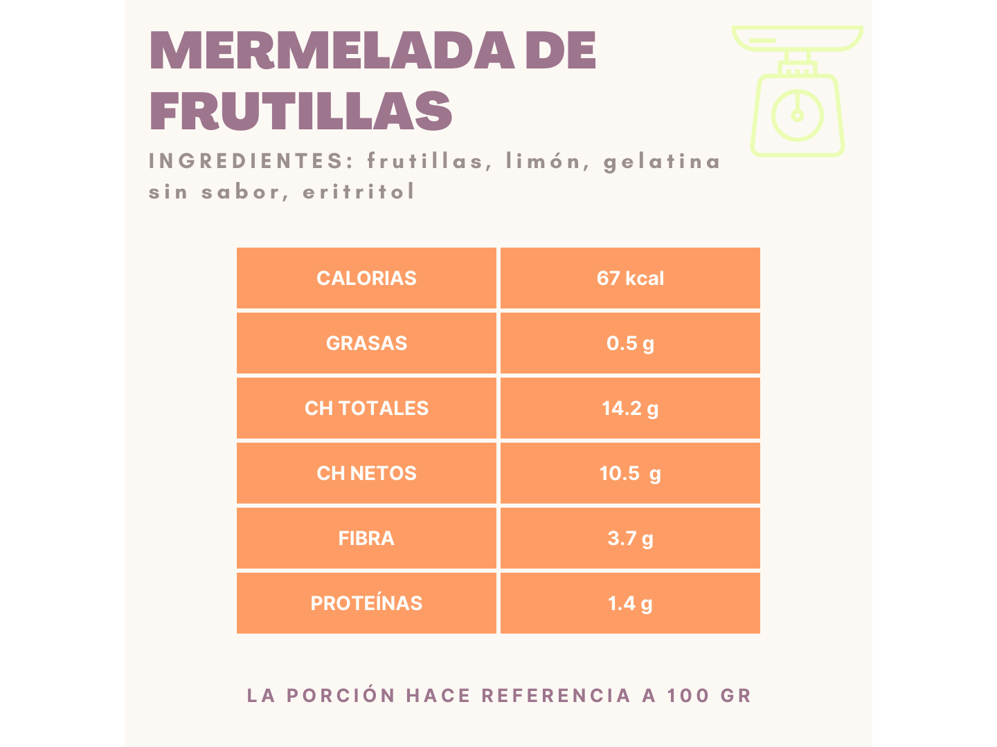 Mermelada de frutillas
