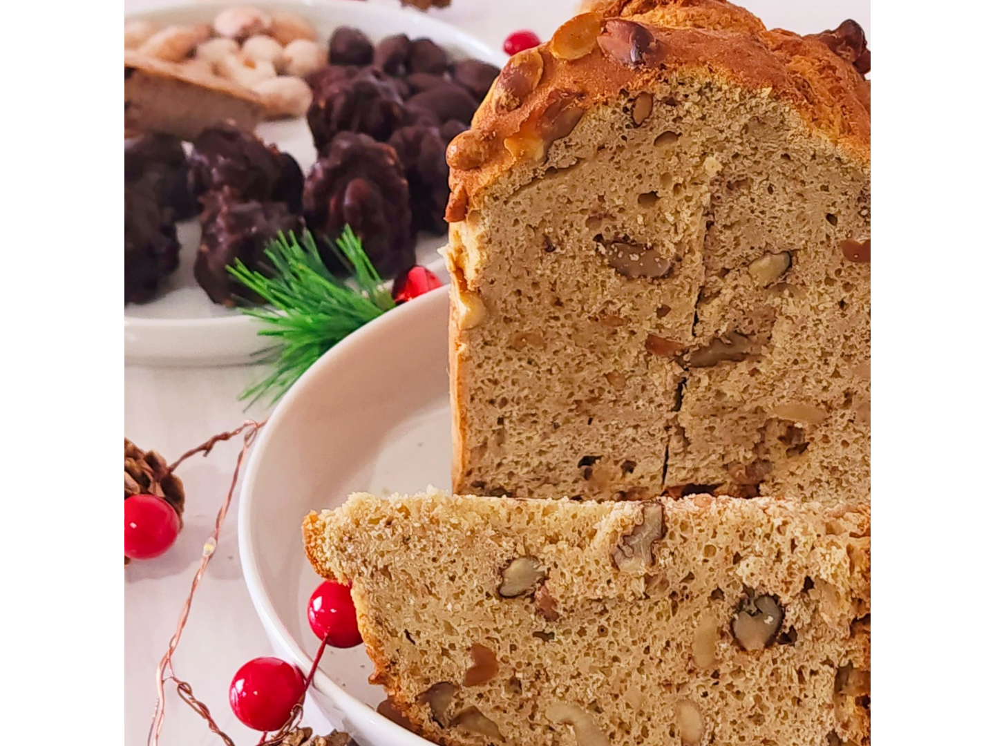 Pan dulce frutos secos