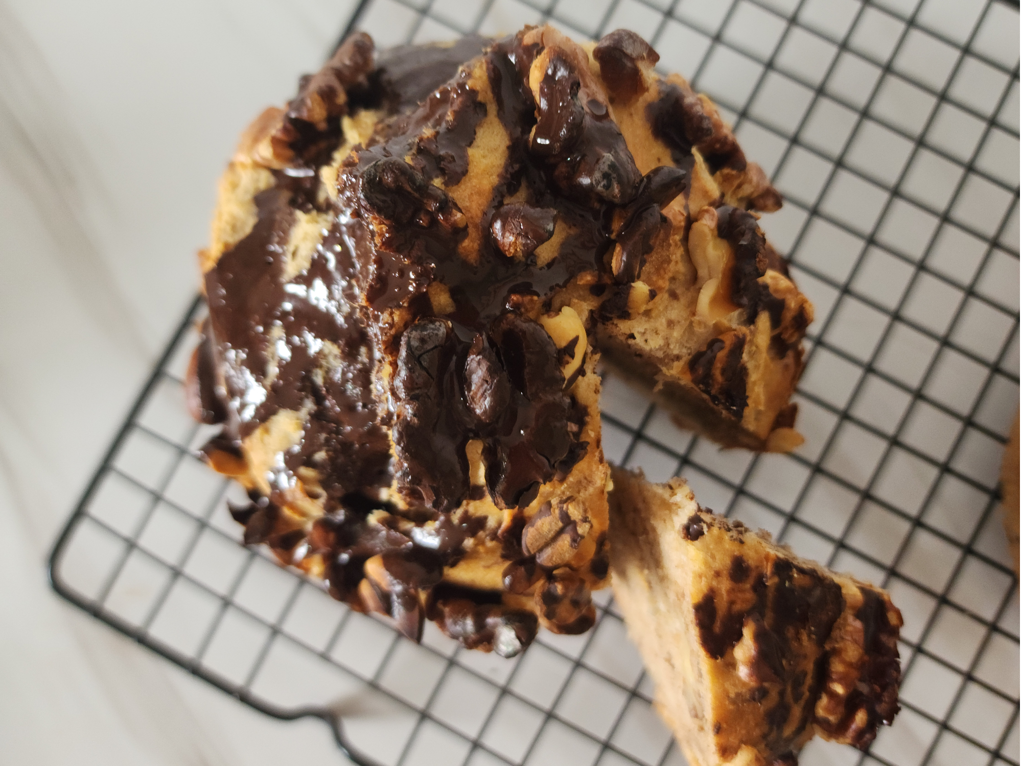 Pan dulce con chips de chocolate