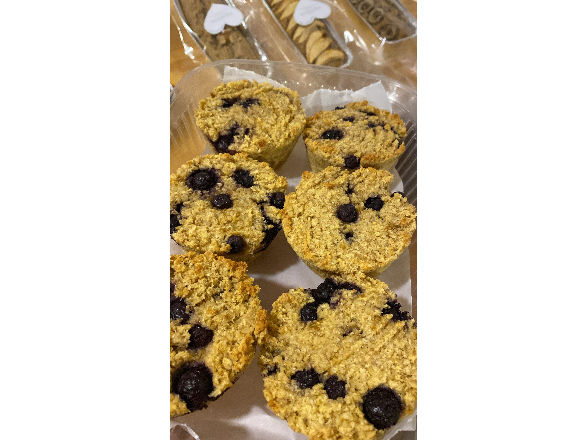 Muffins limón, arándanos y coco *6