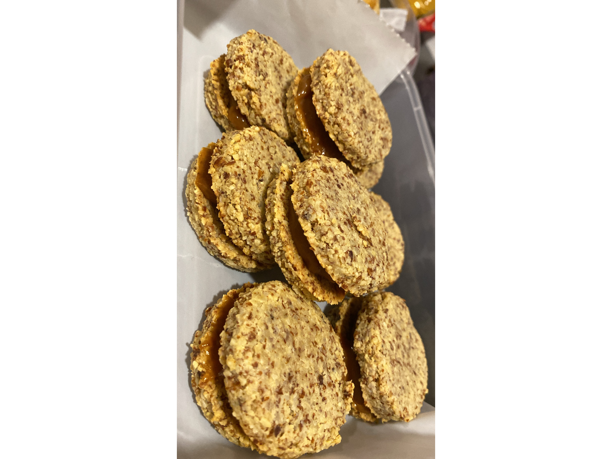 Alfajores de almendras