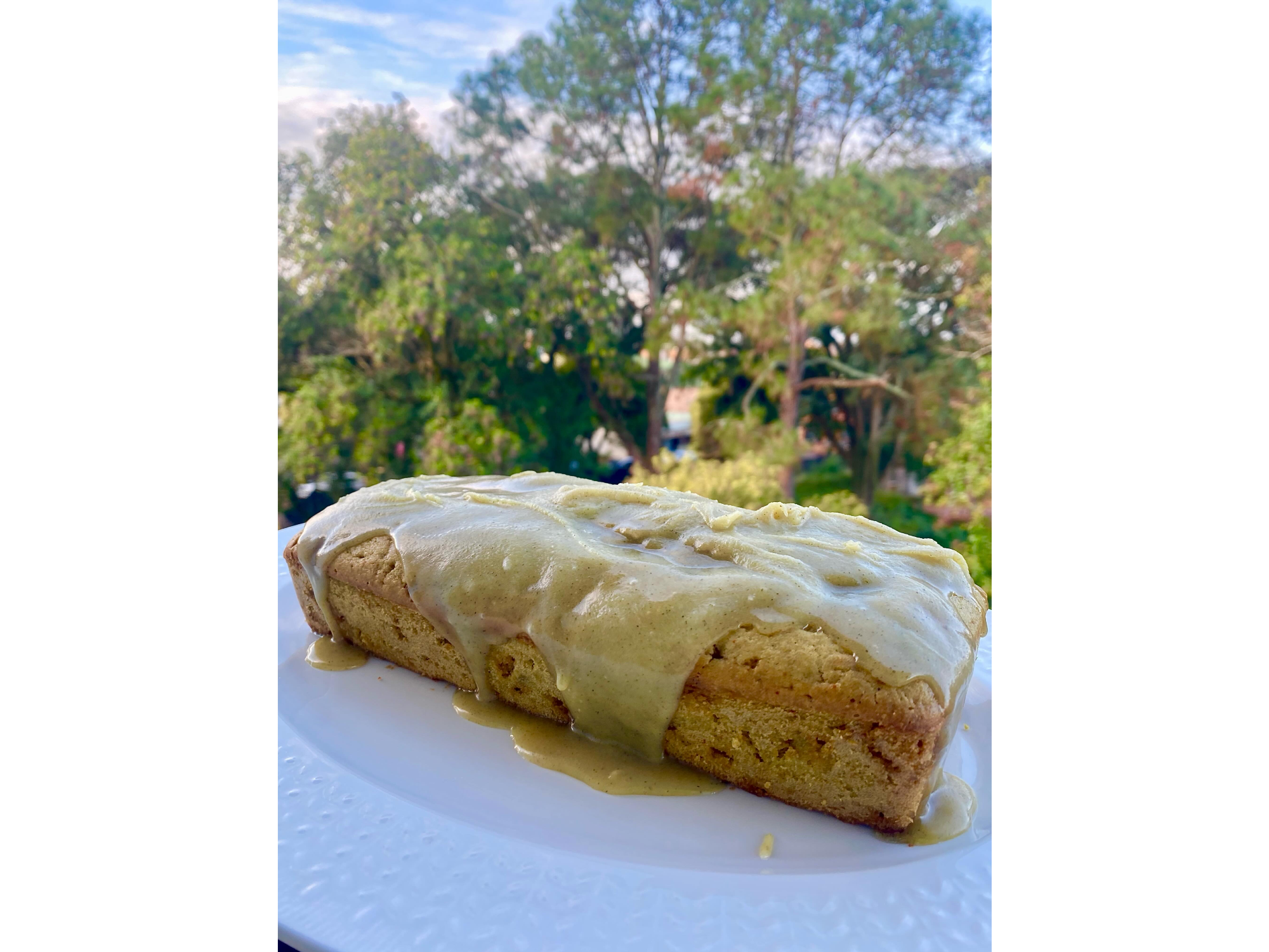 Budin de pistacho