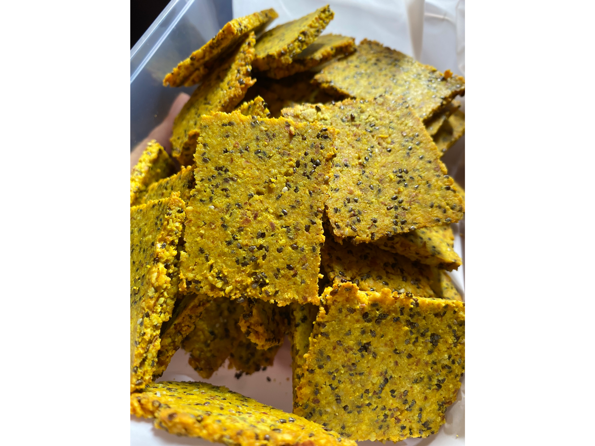 Crackers antiinflamatorios