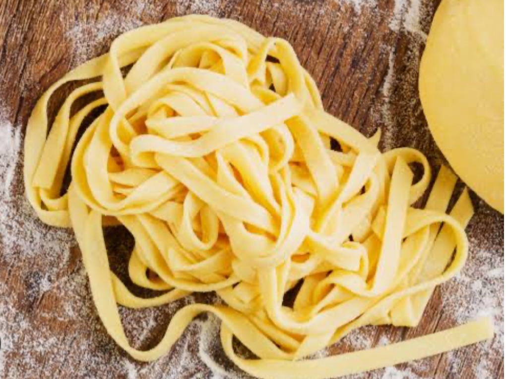 Tallarines a la crema