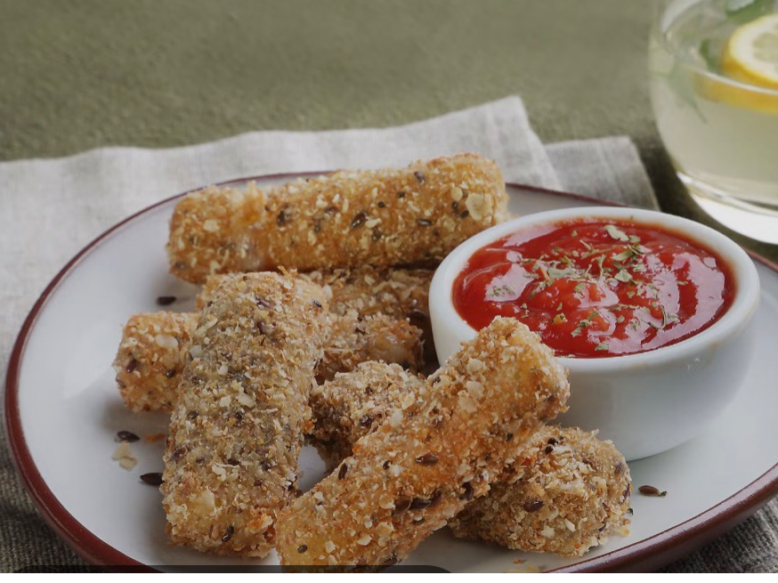 Bastoncitos crocantes de muzarella