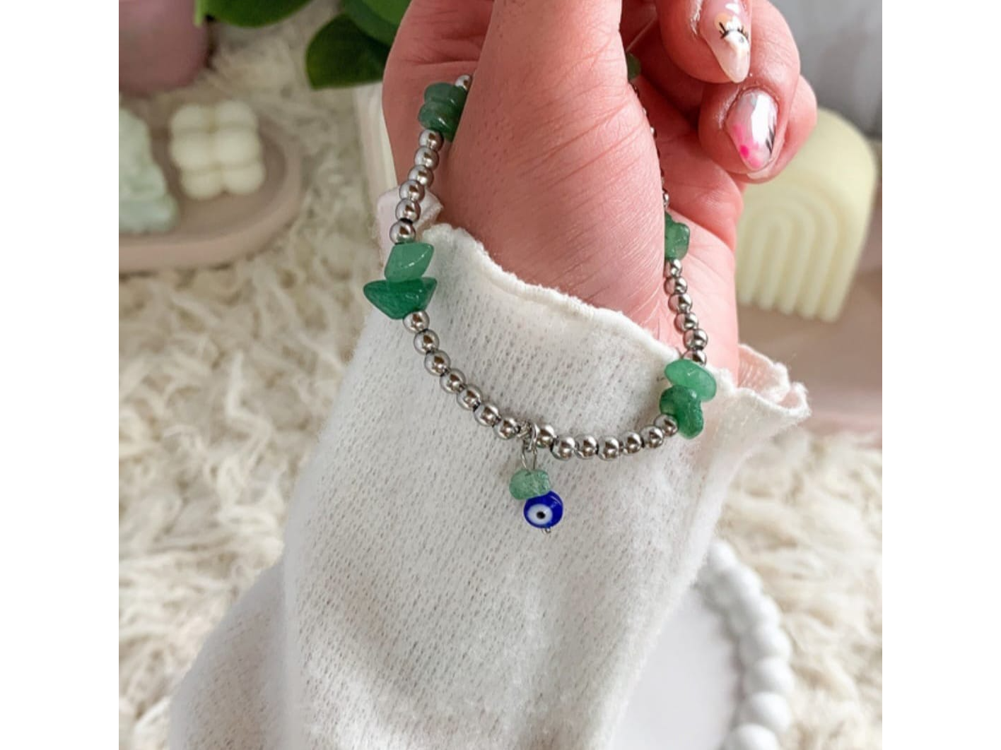 Pulsera Cuarzo Verde