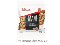 Maní x 300 gr con Cáscara