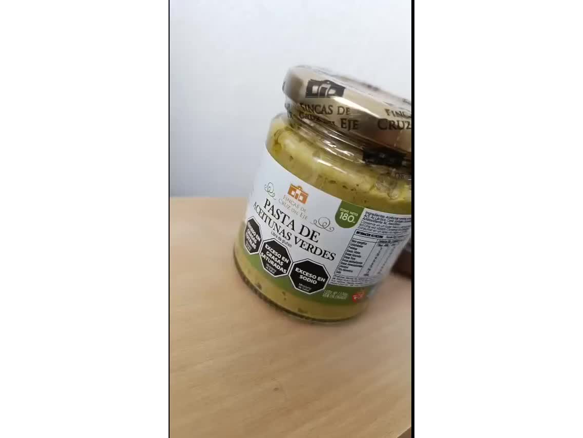 Pasta de aceitunas verdes 180gr