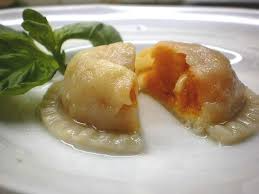 Sorrentinos calabaza y mozza