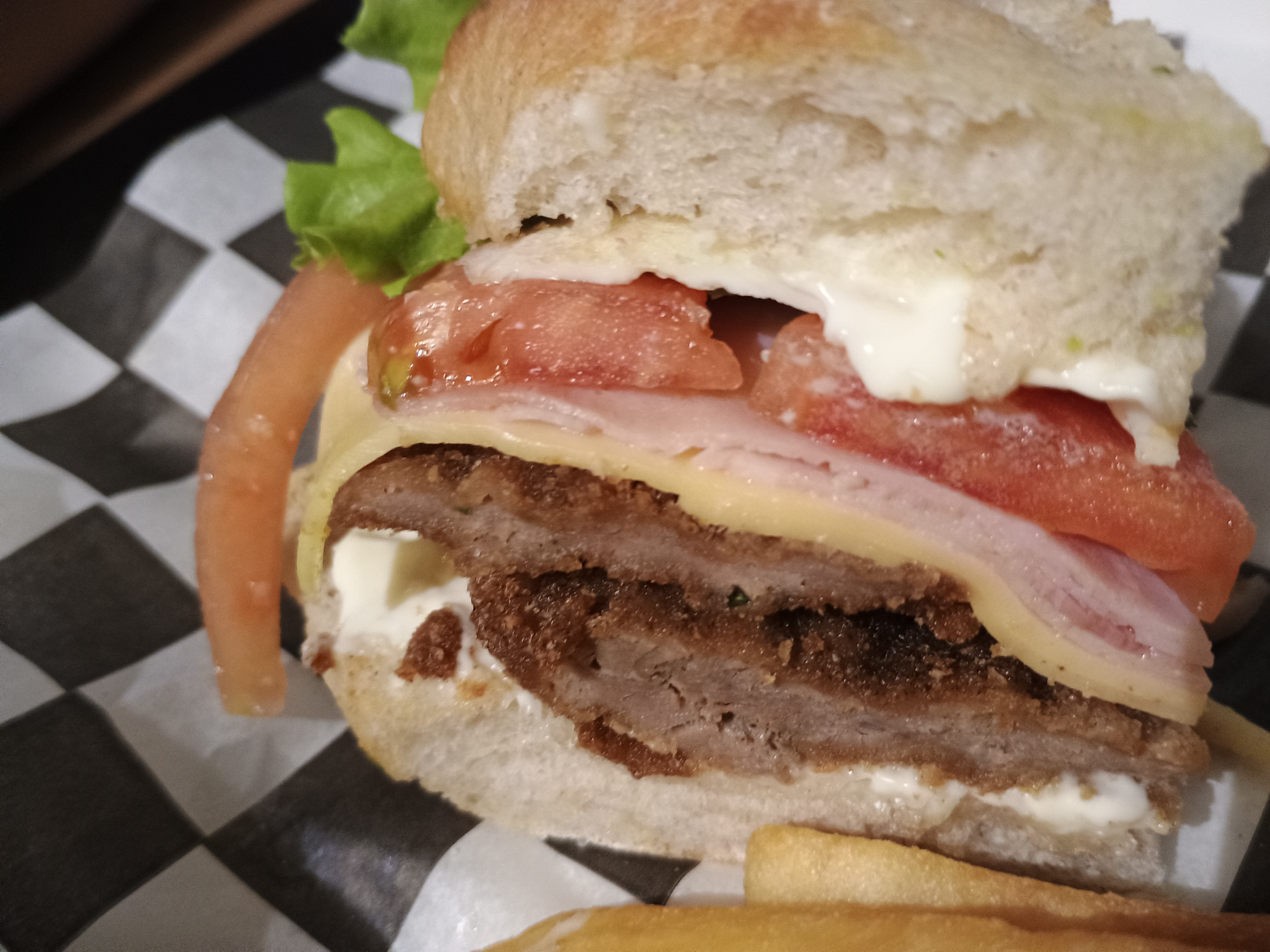 Sandwich argentino.