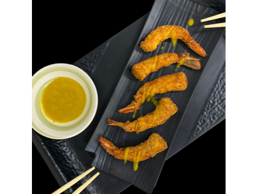 Langostinos panko