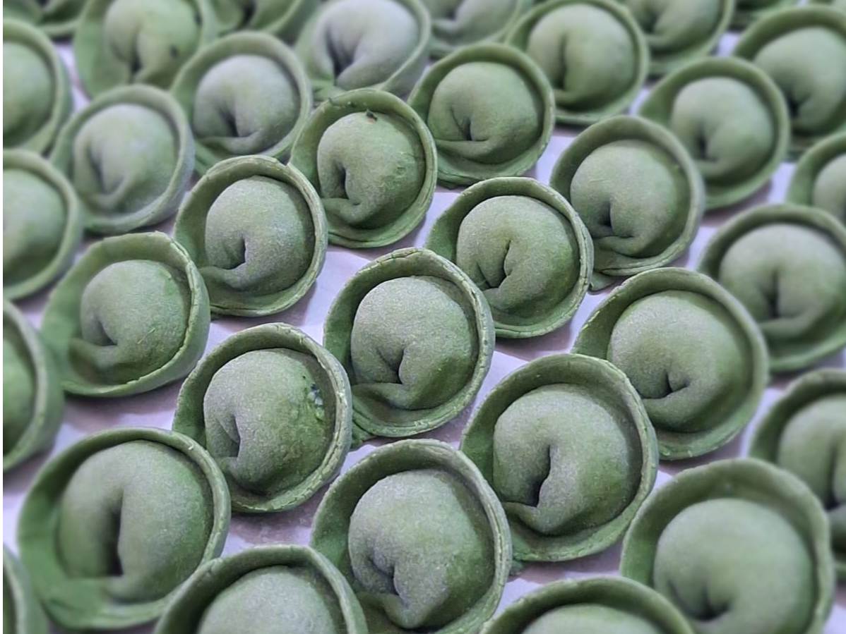 CAPELETTIS DE ESPINACA Y RICOTA