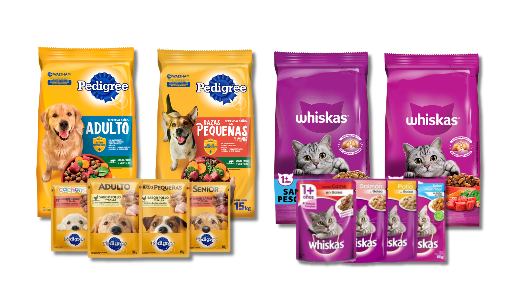 PEDIGREE, WHISKAS & OPTIMUM