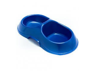 Comedero Plastico Doble Oval