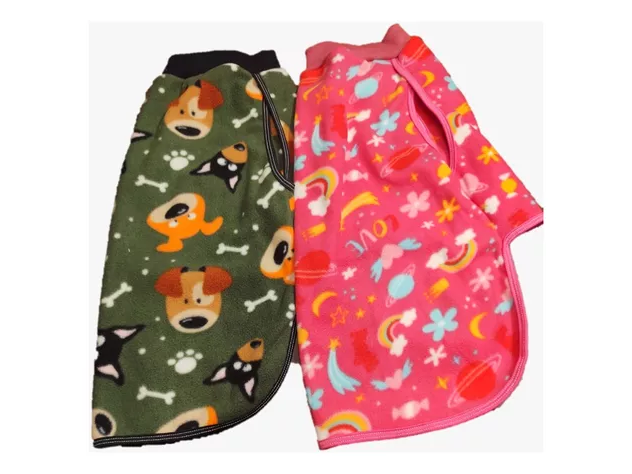 Abrigos Polar Estampado Bulldog