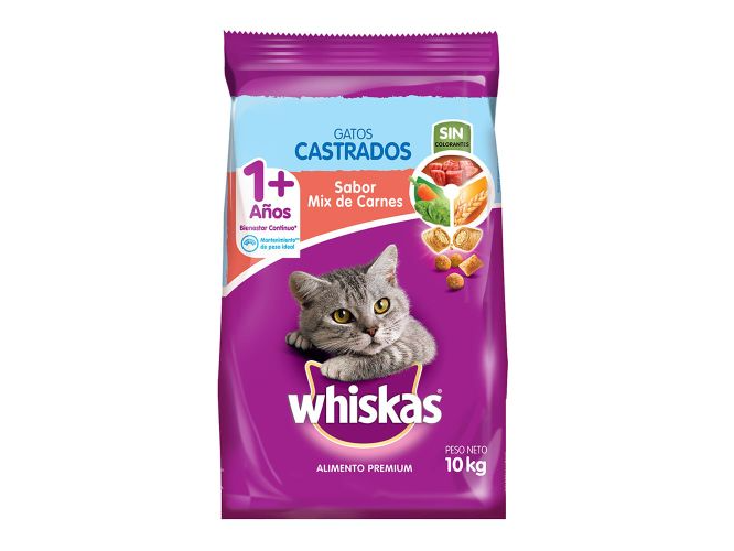 Whiskas Castrados 10kg