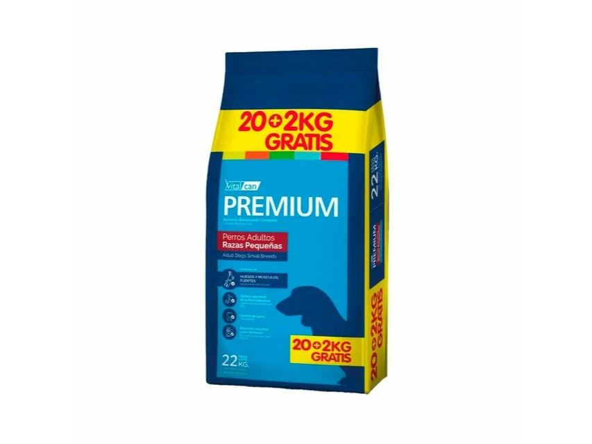 Premium Adulto Small 20 + 2kg GRATIS