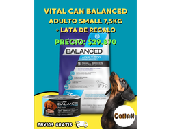 Balanced Adulto Mordida Pequeña 7,5kg + Lata DE REGALO