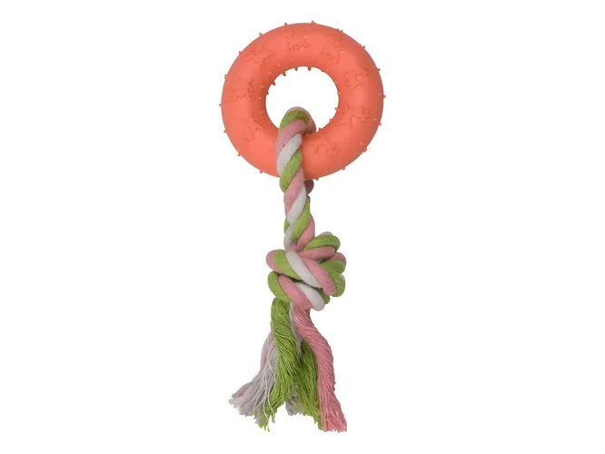 Aro de goma con soga