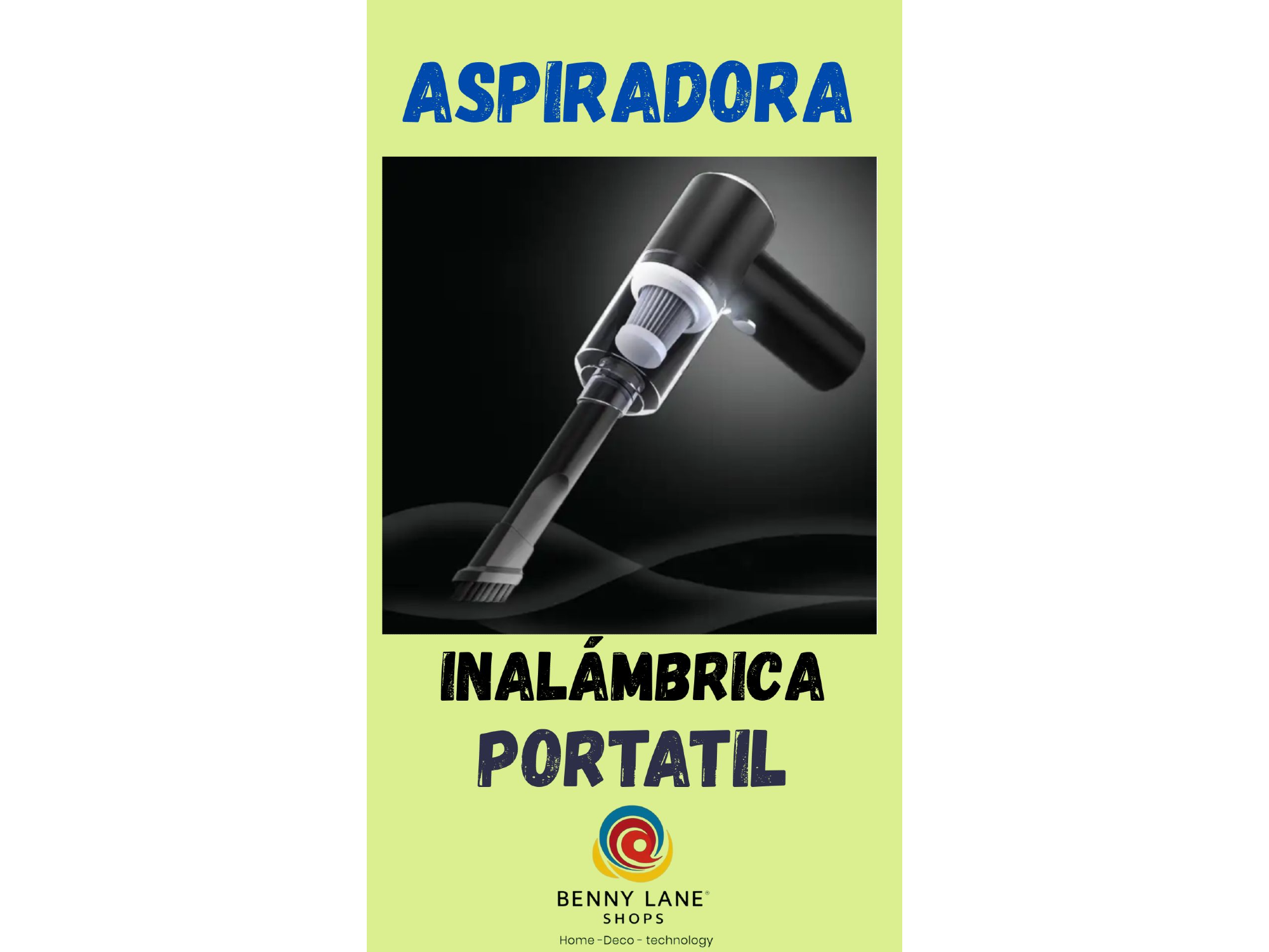 ASPIRADORA PORTATIL RECARGABLE