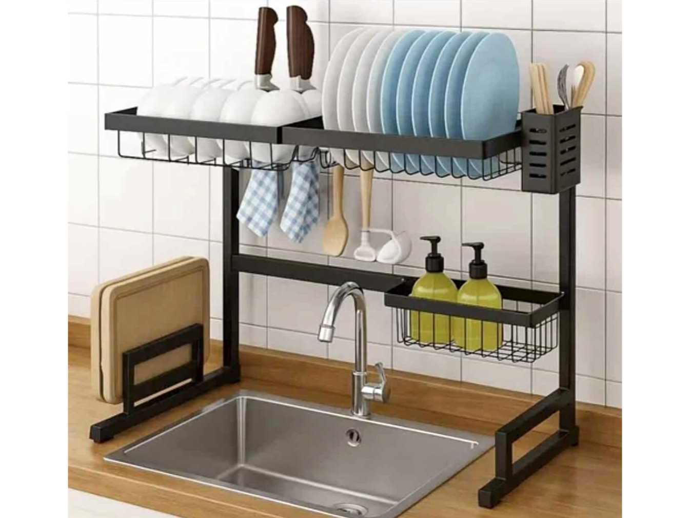 SECAPLATOS ESCURRIDOR GRANDE SOBRE BACHA