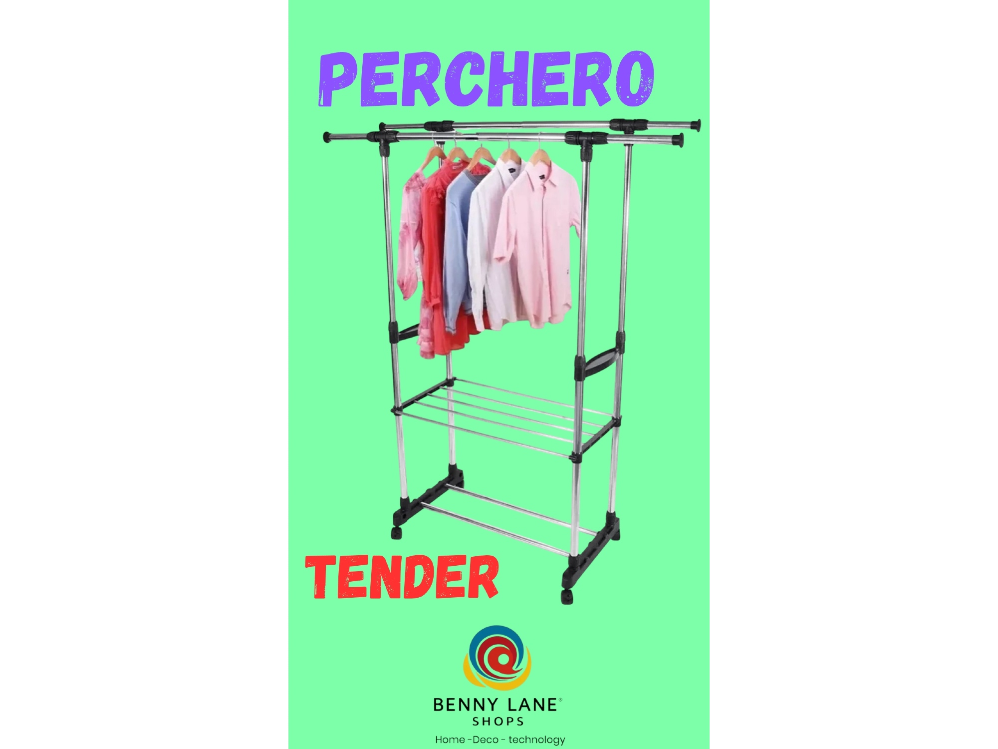 PERCHERO DOBLE - TENDER