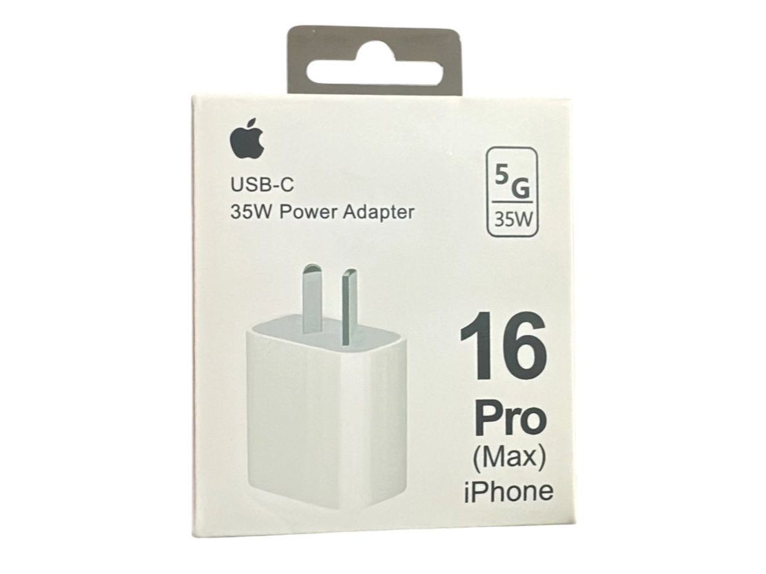 CARGADOR 16 PRO MAX 35W CERTIFICADO PARA IPHONE