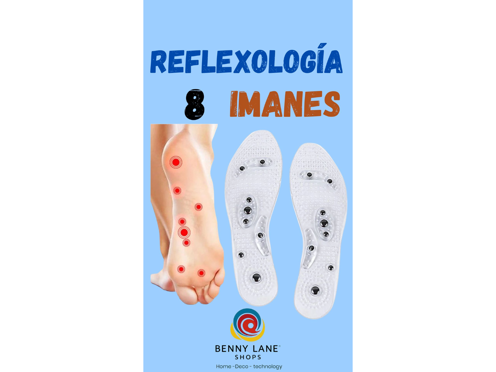 PLANTILLAS DE SILICONA MAGNETOTERAPIA Y REFLEXOLOGÍA