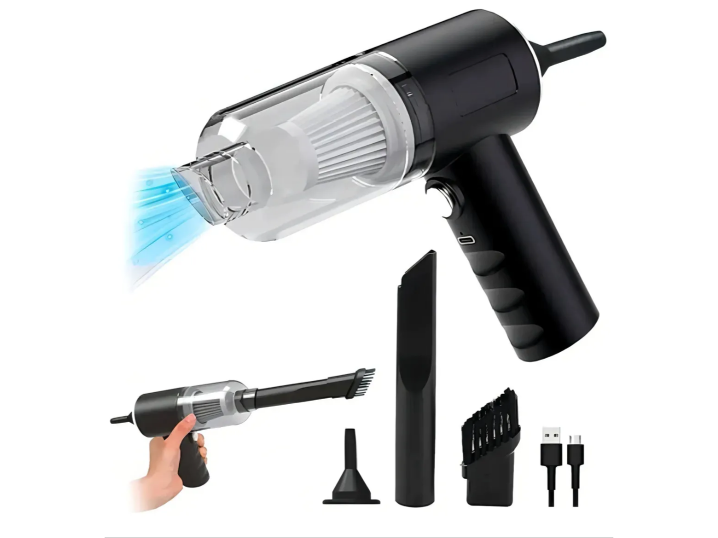 ASPIRADORA PORTATIL RECARGABLE